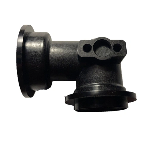 Патрубок обратки теплообменника угловой (пластик)